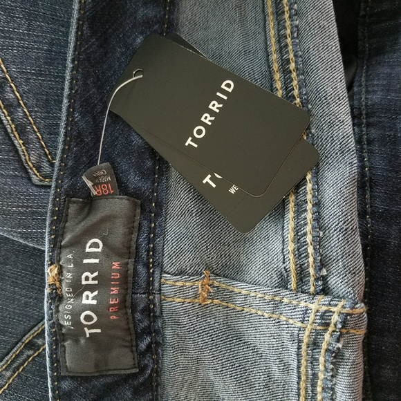 Torrid Jeans Skinny Dark Wash Sz 18 NWT - Picture 5 of 7